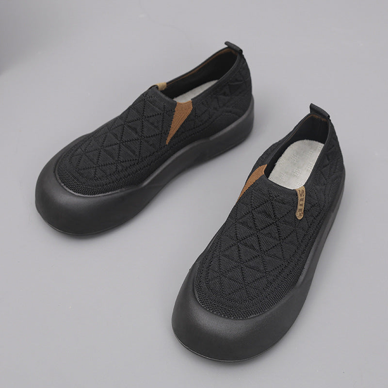 Damen Bequeme Freizeitschuhe mit flexiblem Strick-Obermaterial R&B