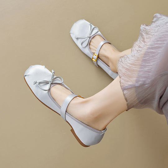Damen Ballerinas mit modischem Schnallenakzent R&B