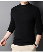 Herren Feinstrickpullover mit Rollkragen und soften Materialien R&B