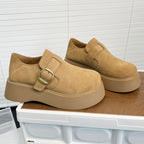 Damen modische Plateau-Schuhe mit Schnalle R&B