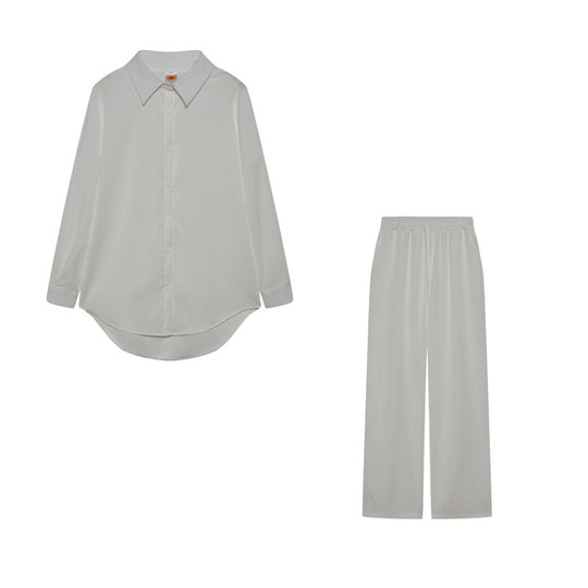 Damen Elegantes Freizeitanzug-Set mit lockerem Schnitt und feinem Stoff R&B