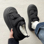 Damen Gemütliche Sneaker mit warmem Innenfutter und praktischem Klettverschluss R&B