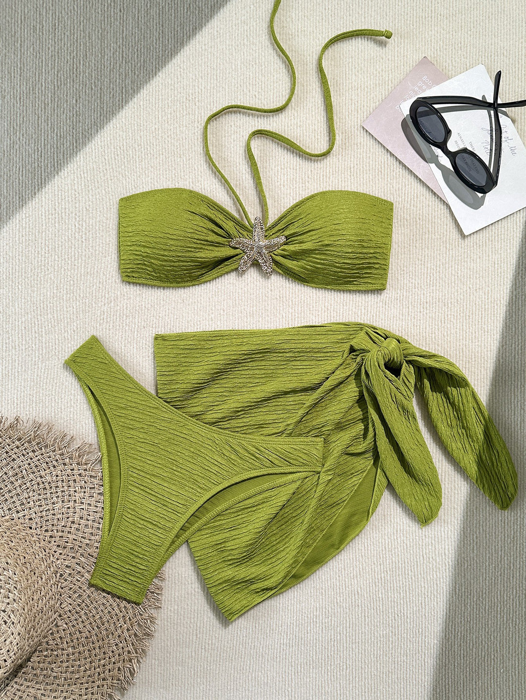 Damen Bandeau-Bikini mit eleganter Wickel-Option R&B