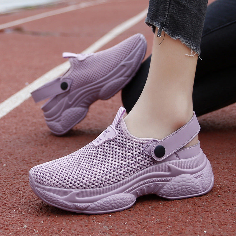 Damen Atmungsaktive Slip-On Sneakers mit elastischem Riemen R&B
