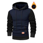 Herren modischer Hoodie mit praktischen Taschen und kontrastrierendem Design R&B