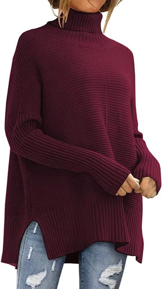Damen Kuscheliger Rollkragenpullover R&B