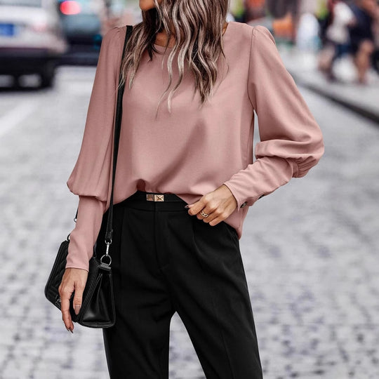 Damen Elegantes und stilvolles Langarmoberteil R&B