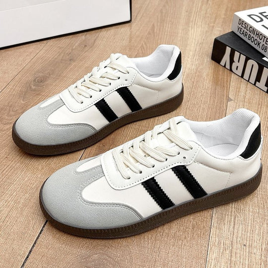 Damen Sportliche Sneakers im Retro-Stil mit strapazierfähigem Obermaterial und rutschfester Sohle R&B