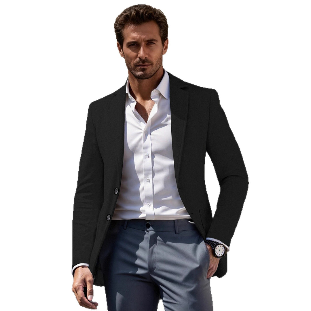 Herren eleganter Business-Anzugblazer mit schmaler Passform R&B