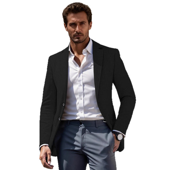 Herren eleganter Business-Anzugblazer mit schmaler Passform R&B