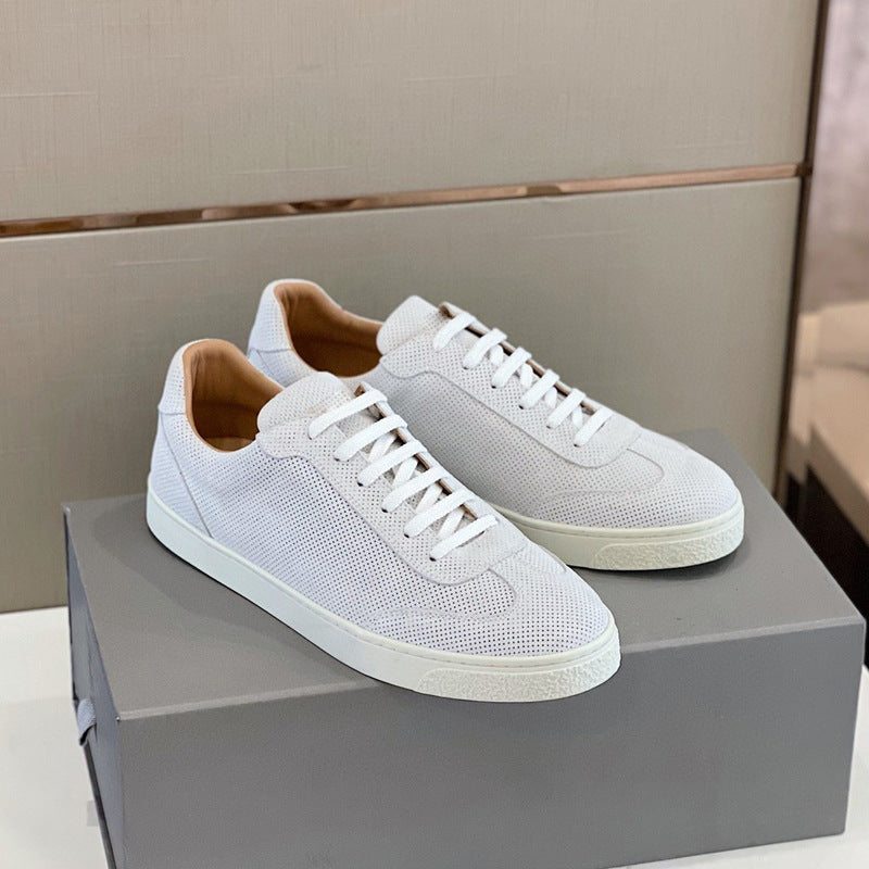 Damen sportliche Sneaker aus atmungsaktivem Mesh-Material R&B