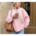 Damen gemütlicher oversized Strickpullover