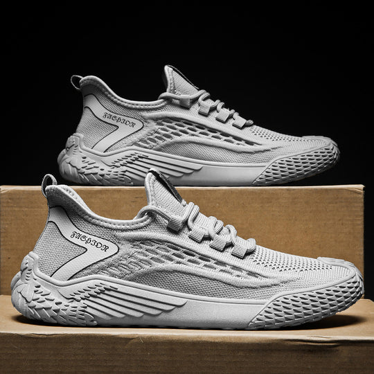 Damen atmungsaktive Fitness-Sneaker mit rutschfester Sohle R&B