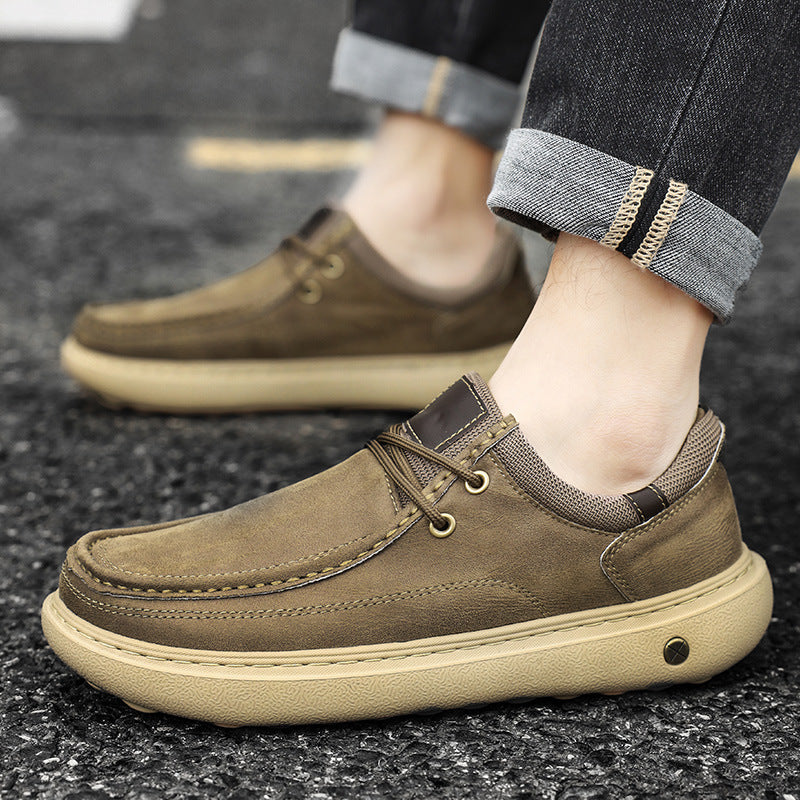Herren Elegante Mokassinschuhe mit elastischem Einschlupfdesign R&B