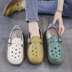 Damen modische Clogs mit praktischer Schnalle R&B
