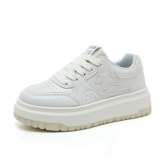 Damen Sportliche Sneakers mit hohem Plateau und atmungsaktivem Obermaterial R&B