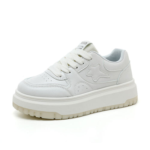 Damen Sportliche Sneakers mit hohem Plateau und atmungsaktivem Obermaterial R&B