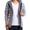 Herren kuschelige Strickjacke mit hochwertigem Innenfutter R&B