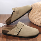 Damen elegante Clogs mit verstellbarem Riemen und rutschfester Sohle R&B