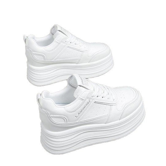 Damen Hochmodische Plateau Sneakers mit eleganter Silhouette R&B