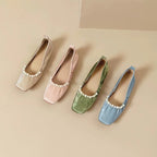 Damen elegante Ballerinas mit perlverziertem Design und komfortablem Fußbett R&B