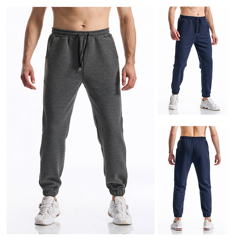Herren bequeme Sporthose mit elastischem Bund und modernen Seitentaschen R&B