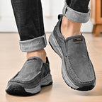 Damen Komfortable Leder Slipper mit atmungsaktiven Perforationen R&B