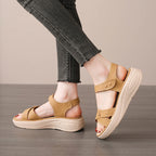 Damen Komfortable Sandalen mit verstellbaren Riemen und gepolstertem Fußbett