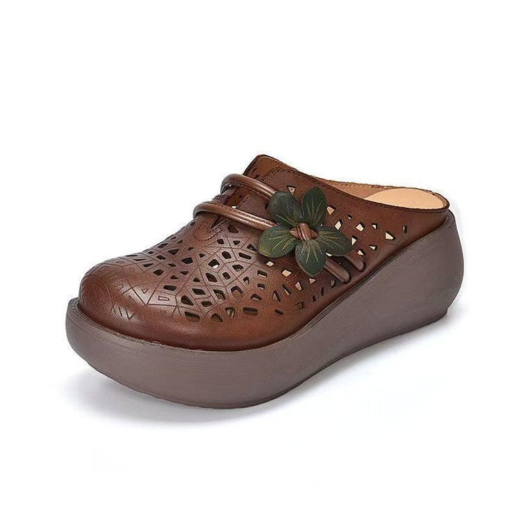 Damen Bequeme Clogs mit modischem Blüten-Detail R&B