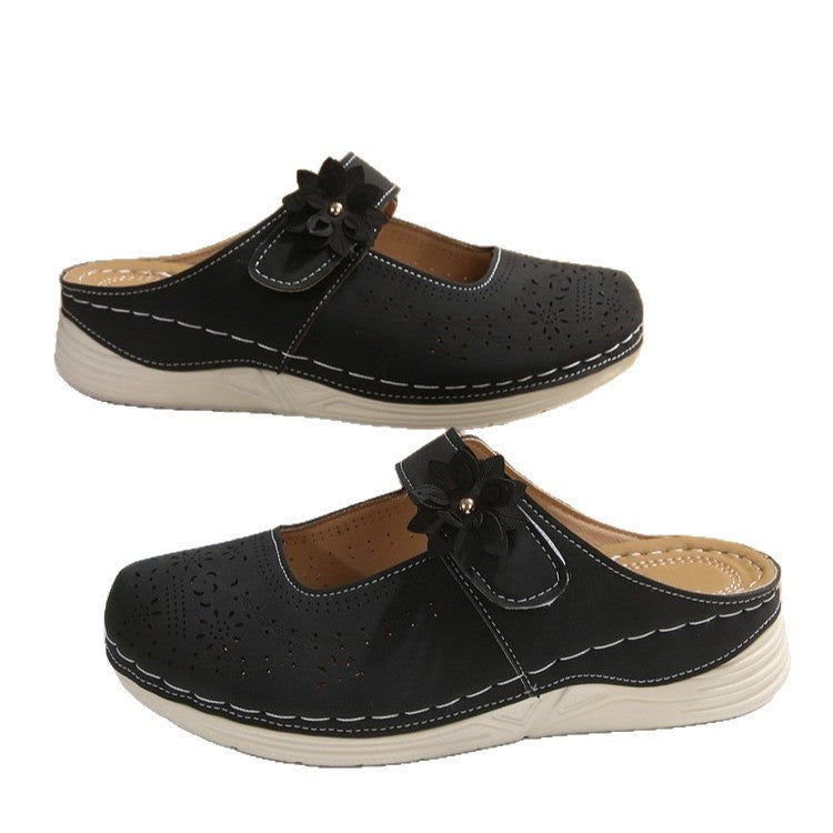 Damen atmungsaktive Clogs mit floralem Dekor R&B