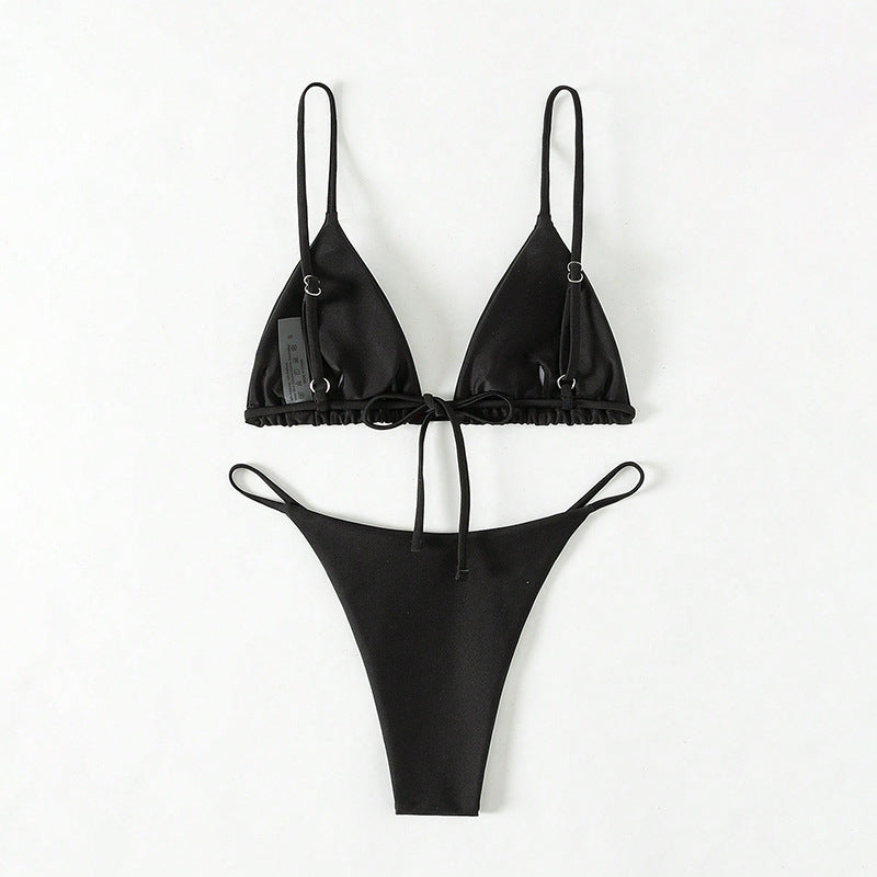 Damen Bikini-Set mit verspieltem Tie-Dye-Muster R&B