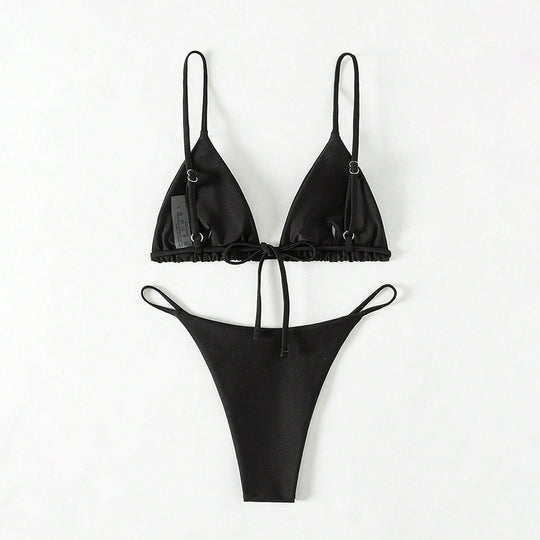 Damen Bikini-Set mit verspieltem Tie-Dye-Muster R&B