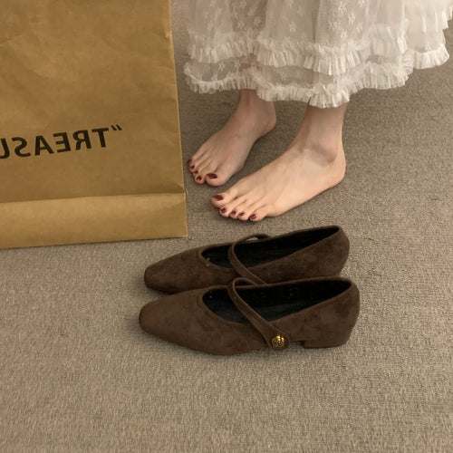 Damen elegante Slipper mit modischem Riemchen und hochwertiger Obermaterialstruktur R&B