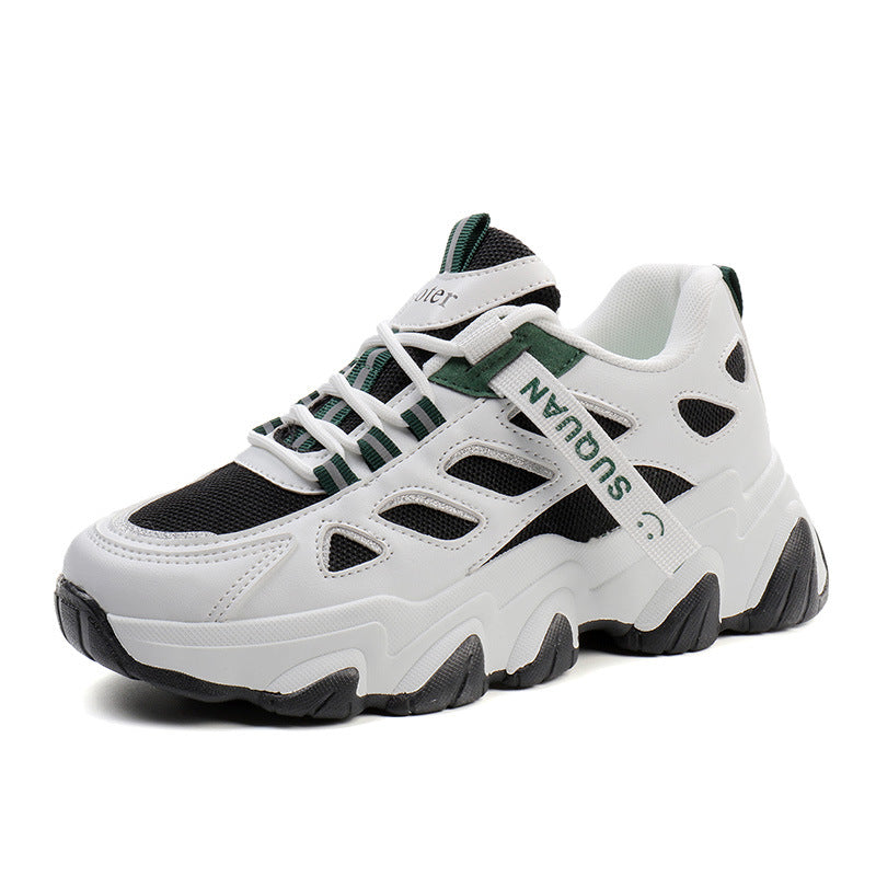 Damen Sportliche Sneakers mit futuristischem Design und atmungsaktiven Einsätzen R&B