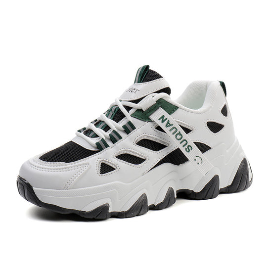 Damen Sportliche Sneakers mit futuristischem Design und atmungsaktiven Einsätzen R&B