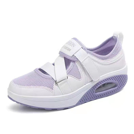 Damen Sportliche Sneakers mit atmungsaktivem Mesh-Obermaterial und gepolsterter Sohle R&B