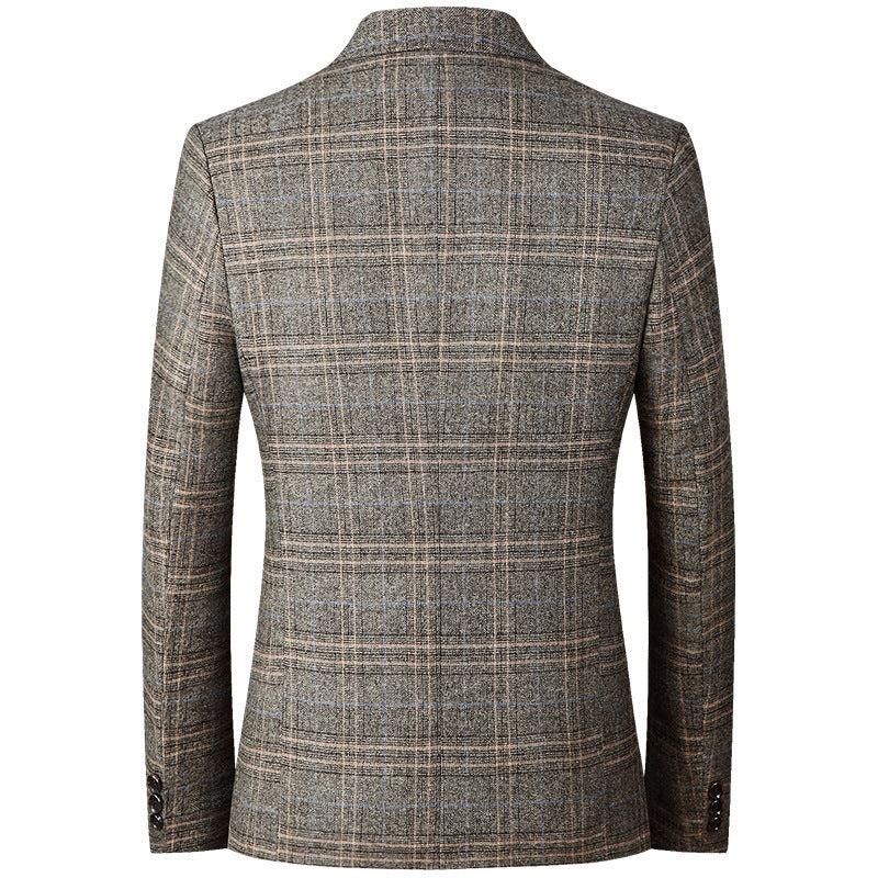 Damen elegante kariert Blazer R&B