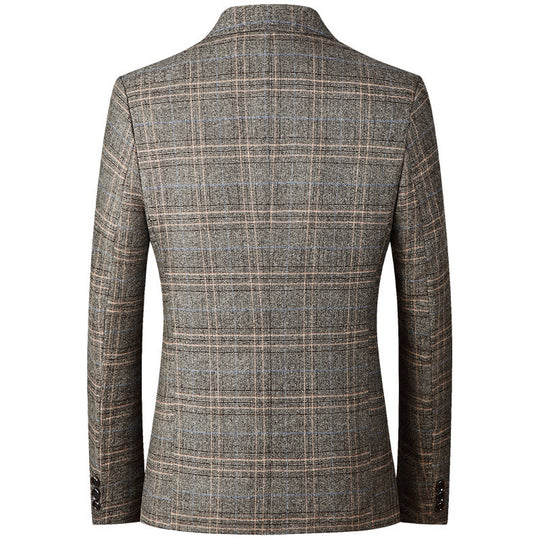 Damen elegante kariert Blazer R&B