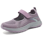 Damen Komfortable Slip-On Sneakers mit Klettverschluss R&B