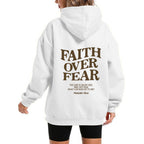 Damen Kapuzensweater mit motivierendem Schriftzug und bequemem Schnitt