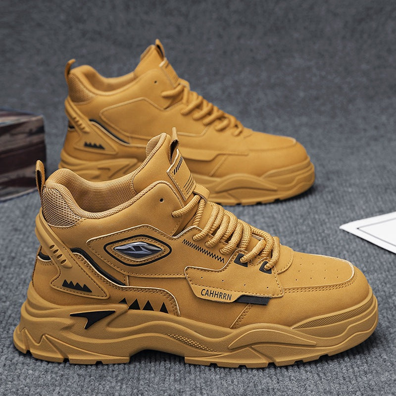 Damen Sportliche High-Top Sneakers mit dynamischem Design und rutschfester Sohle R&B
