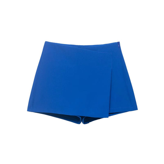 Damen sportliche Shorts mit elegantem Layering-Design R&B