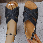 Damen Komfortable Riemchensandalen mit anatomischer Fußbettung R&B