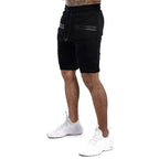 Herren Sportliche Shorts mit verstellbarem Bund und seitlichen Reißverschlusstaschen