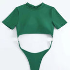 Damen Badeanzug mit geschmackvollen Cut-Outs und lässigem Design R&B