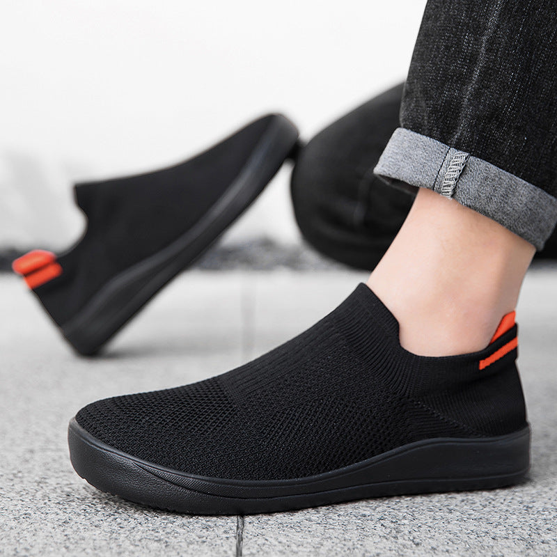 Damen Atmungsaktive Sneaker mit flexiblem Strickdesign und rutschfestem Profil R&B