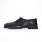 Damen Elegante und bequeme Slippers aus hochwertigem Leder mit offenem Fersenbereich R&B