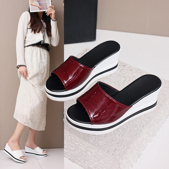 Damen Wedge-Pantoletten mit komfortablem Fußbett und stylischem Design R&B
