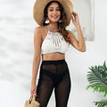 Damen gehäkeltes Crop-Top mit modernen Details R&B