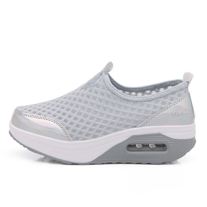 Damen Bequeme Slip-On Sneakers mit atmungsaktivem Obermaterial und dämpfendem Fußbett R&B